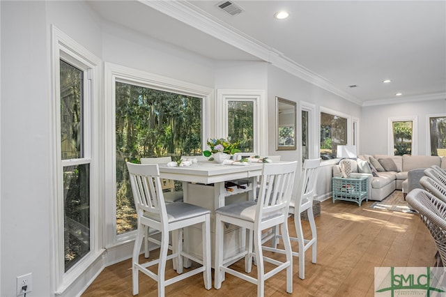sunroom / solarium with visible vents