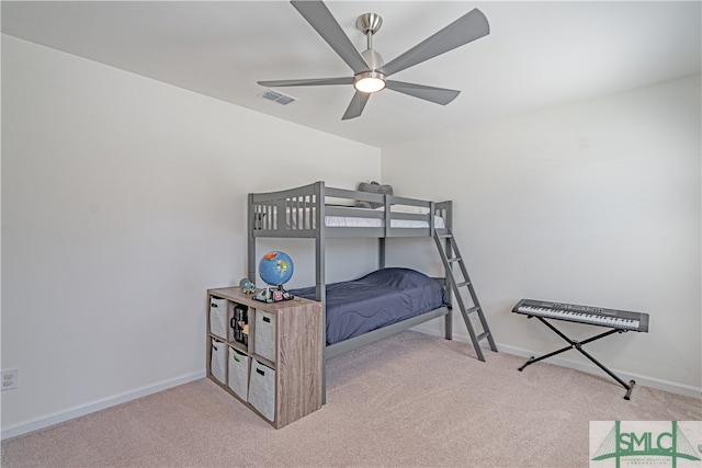 bedroom featuring baseboards and carpet flooring