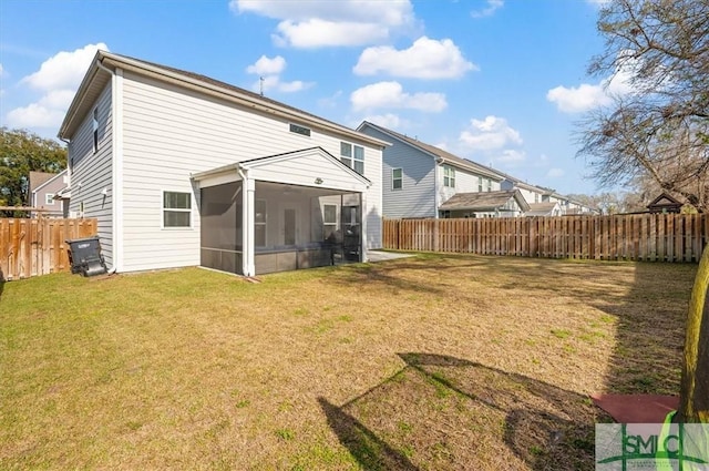 123 Canter Ct, Savannah, GA 31406 - back of house featuring a sunroom