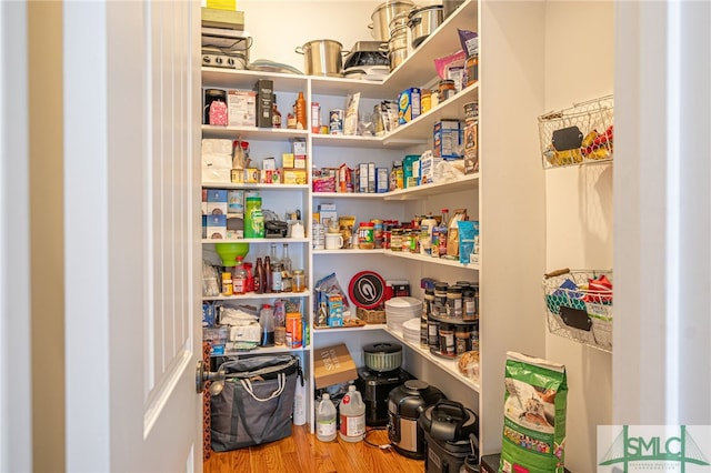 view of pantry