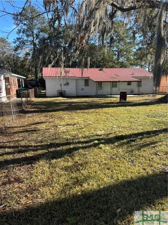 exterior space with fence