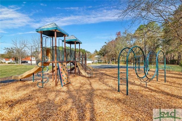 view of communal playground