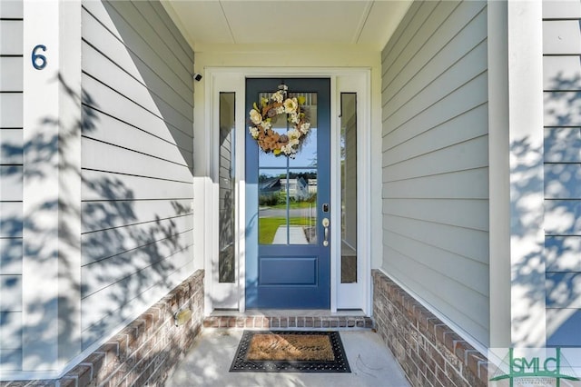 view of entrance to property