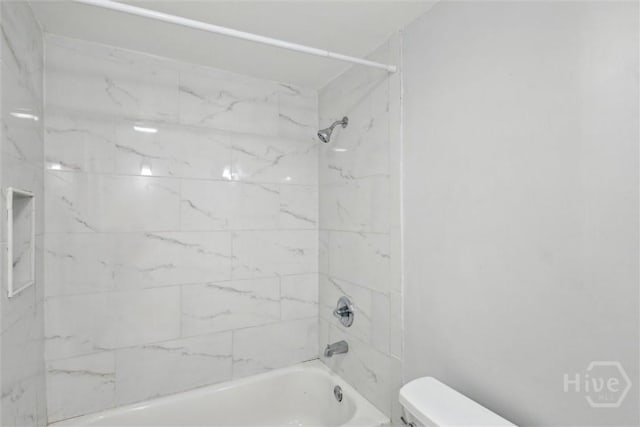 7014 Key St, Savannah, GA 31406 - bathroom with toilet and shower / washtub combination