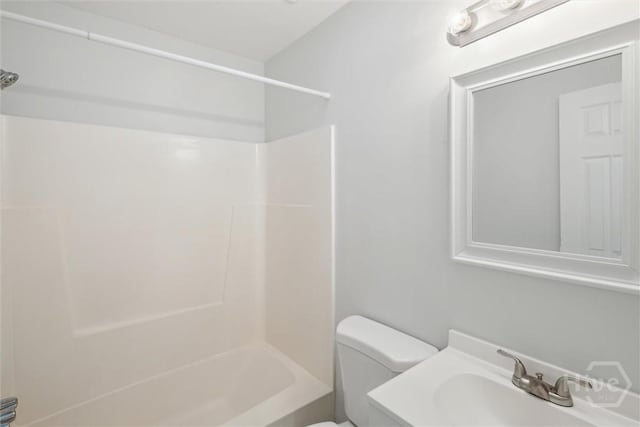 7014 Key St, Savannah, GA 31406 - full bath with toilet, shower / bathtub combination, and vanity