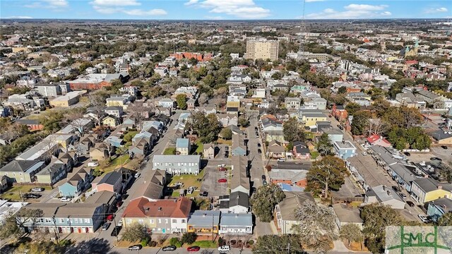 aerial view featuring a residential view