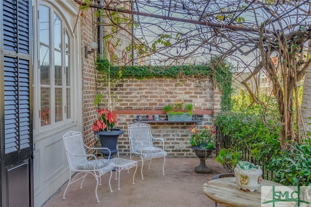 view of patio