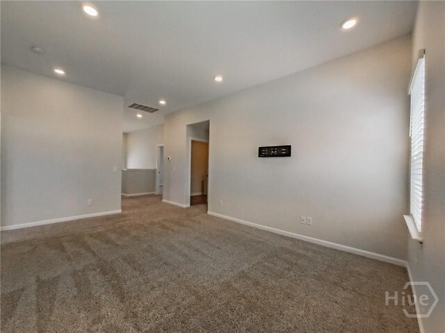 18 Allston Ln, Savannah, GA 31407 - carpeted empty room with baseboards and recessed lighting