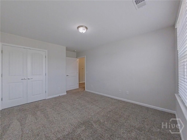 18 Allston Ln, Savannah, GA 31407 - unfurnished bedroom featuring carpet, baseboards, and a closet