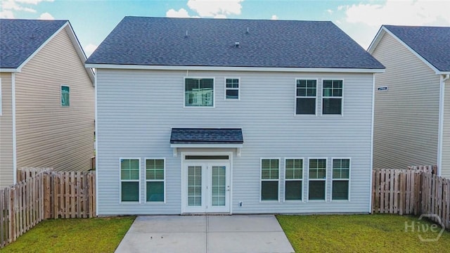 18 Allston Ln, Savannah, GA 31407 - back of property with a patio area and roof with shingles