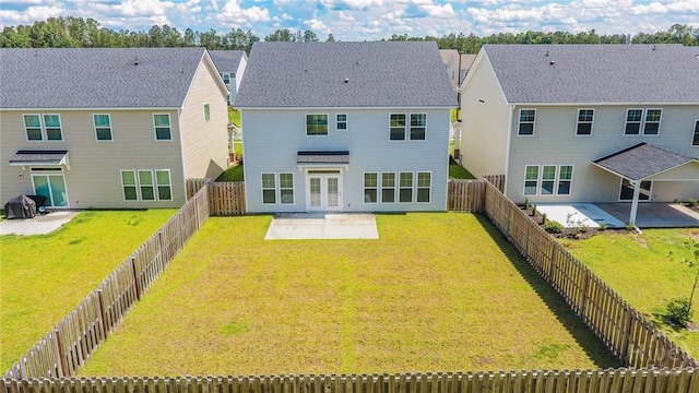 18 Allston Ln, Savannah, GA 31407 - back of house with a patio area, french doors, and a residential view