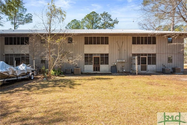 view of property with central AC unit