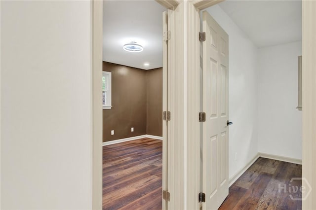 105 Carlton Rd, Savannah, GA 31410 - corridor featuring dark wood-style flooring and baseboards