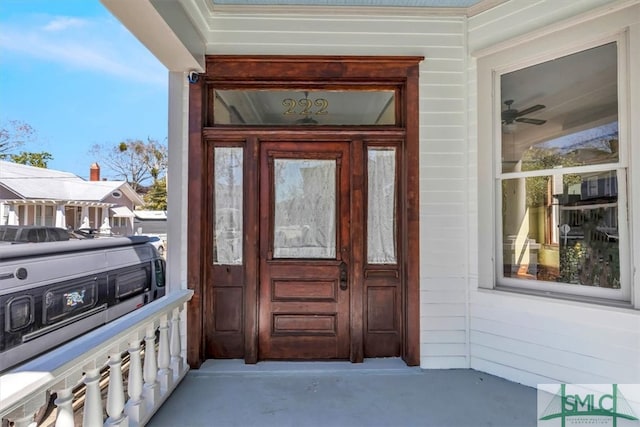 view of entrance to property