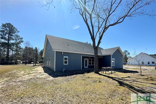 view of back of property