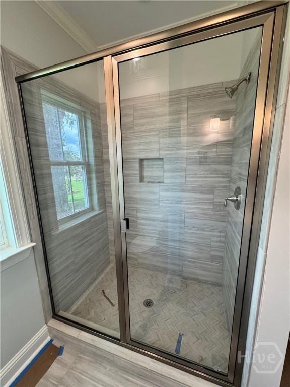 109 Ennis Rd, Pembroke, GA 31321 - full bath with a stall shower and ornamental molding