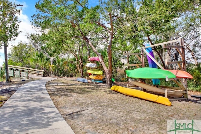 view of communal playground