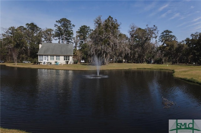 property view of water