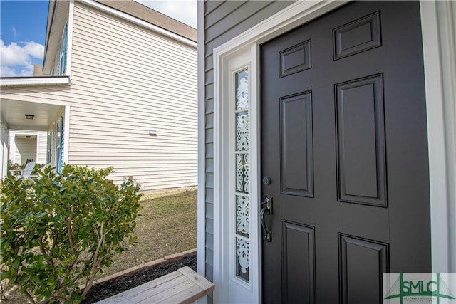 view of entrance to property