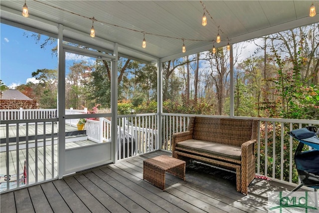 181 Kolic Helmey Rd, Guyton, GA 31312 - view of sunroom / solarium