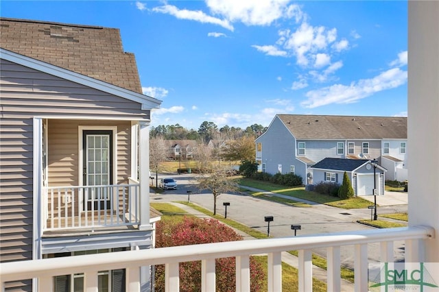 exterior space featuring a residential view