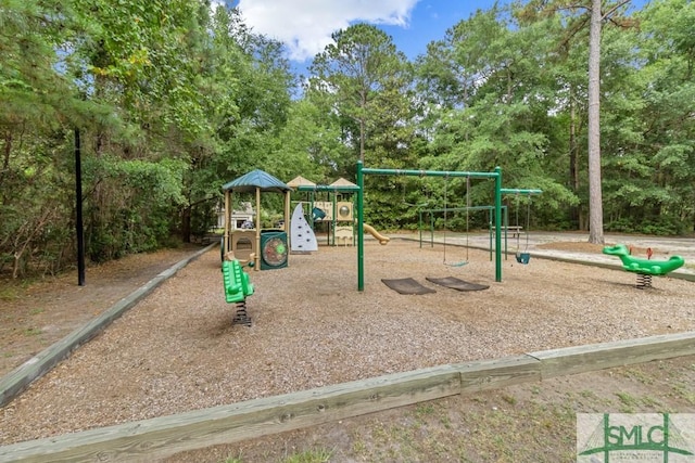 view of communal playground