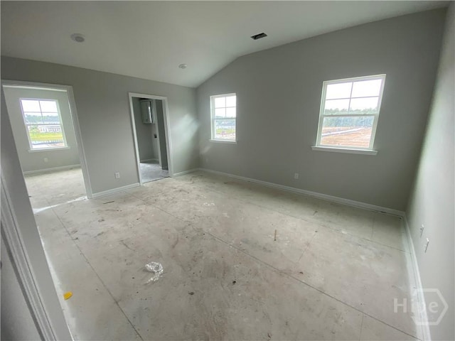 152 Como Dr, Pooler, GA 31322 - unfurnished bedroom with lofted ceiling
