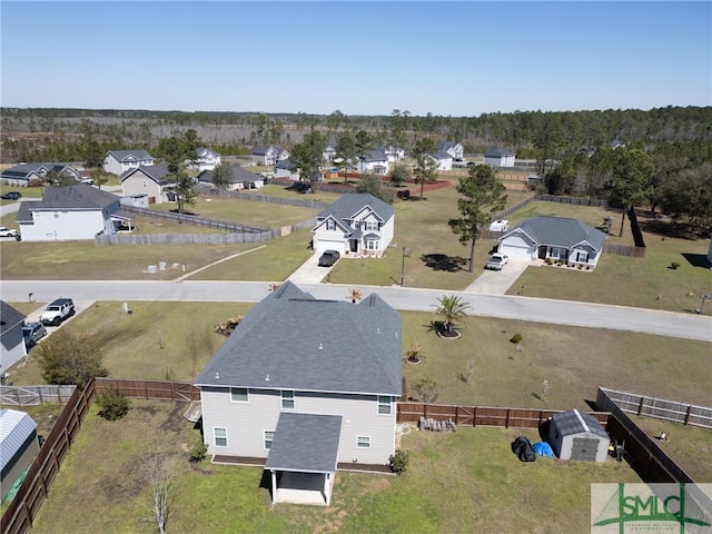 126 NE Owens St, Ludowici, GA 31316 - birds eye view of property with a residential view