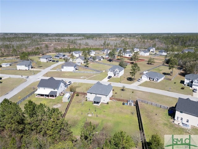126 NE Owens St, Ludowici, GA 31316 - drone / aerial view featuring a residential view