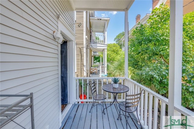 2210 Bull St, Savannah, GA 31401 - view of wooden deck