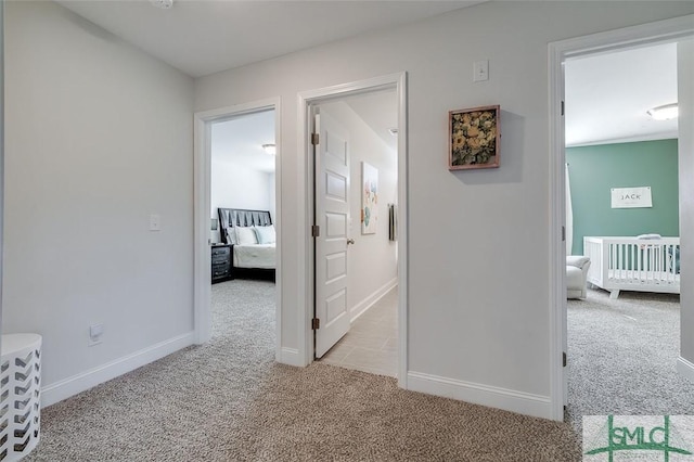 55 Saddlebrush Rd, Ellabell, GA 31308 - corridor featuring carpet flooring and baseboards