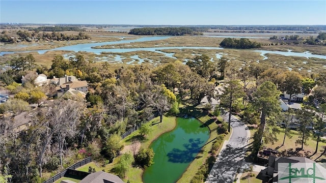 117 Hope Ln Unit A, Savannah, GA 31406 - aerial view of residential area featuring a nearby body of water