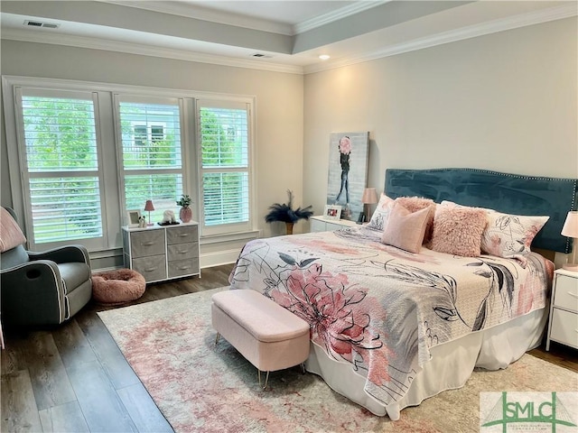 117 Hope Ln Unit A, Savannah, GA 31406 - bedroom featuring wood finished floors and ornamental molding