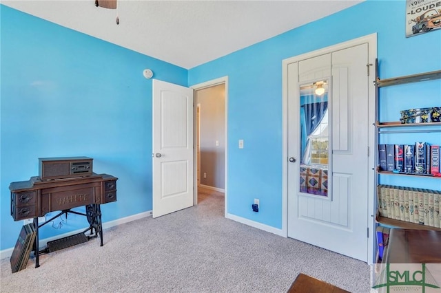 53 Boykin Way NE, Ludowici, GA 31316 - sitting room with baseboards and carpet