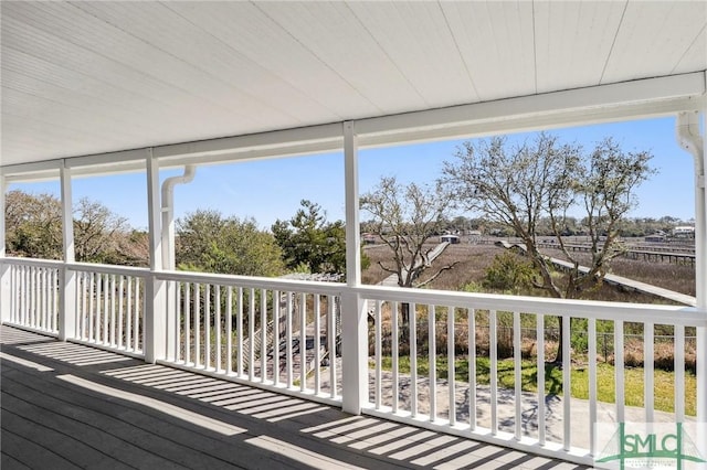 141 Runner Rd, Savannah, GA 31410 - view of wooden deck
