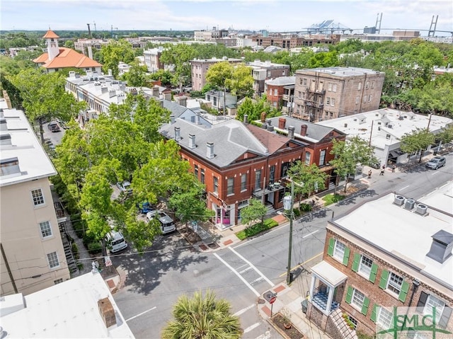417 Whitaker St, Savannah, GA 31401 - bird's eye view