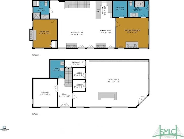 417 Whitaker St, Savannah, GA 31401 - property floor plan