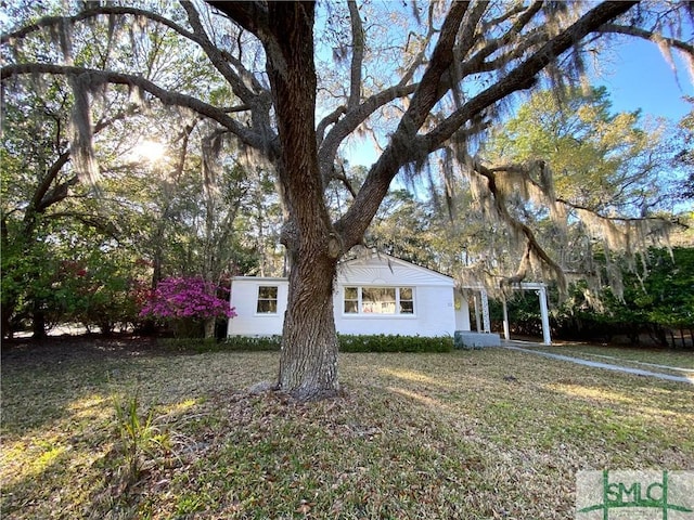 view of front of home