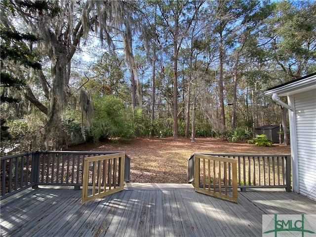 view of deck