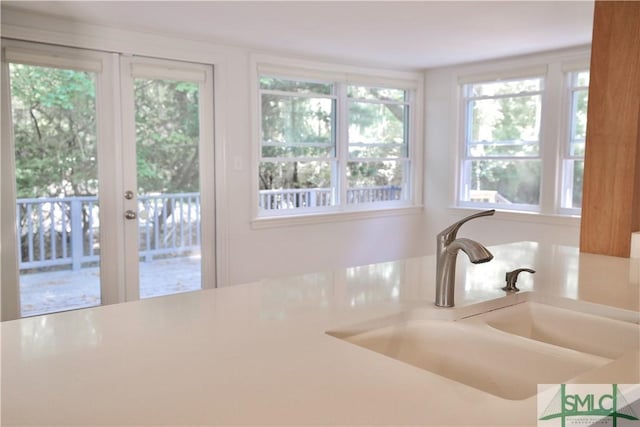 22 Colonel Estill Ave, Savannah, GA 31406 - detailed view of light countertops and bar with sink