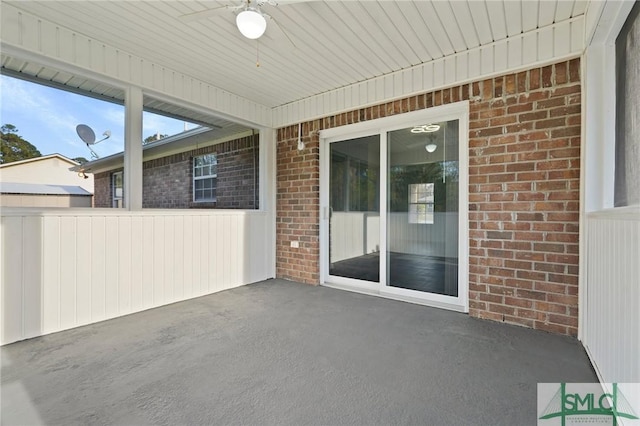210 Mulberry Way, Rincon, GA 31326 - view of patio featuring ceiling fan