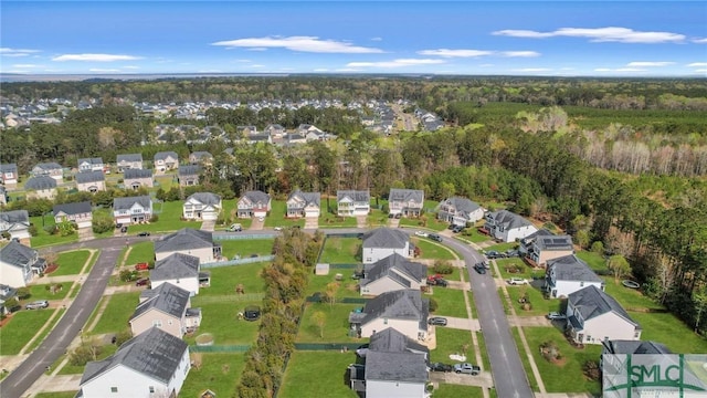 3286 Garden Hills Loop, Richmond Hill, GA 31324 - aerial view with a residential view and a wooded view