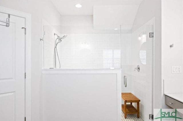 82 Rimmon Ct, Richmond Hill, GA 31324 - bathroom featuring a shower stall