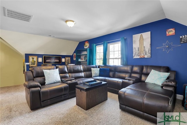 93 Bradford Pear Dr, Richmond Hill, GA 31324 - cinema with vaulted ceiling and carpet flooring