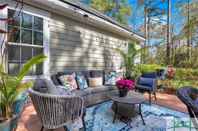 93 Bradford Pear Dr, Richmond Hill, GA 31324 - view of patio / terrace featuring outdoor lounge area