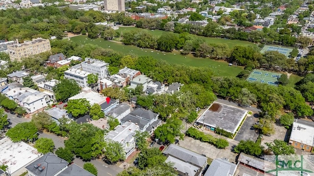 909 Howard St, Savannah, GA 31401 - drone / aerial view with a residential view