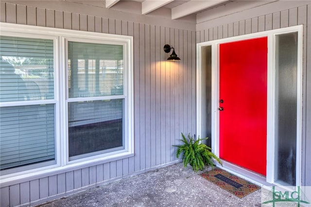 view of entrance to property