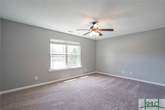 402 Walthour Dr, Rincon, GA 31326 - carpeted spare room featuring a ceiling fan, a textured ceiling, and baseboards