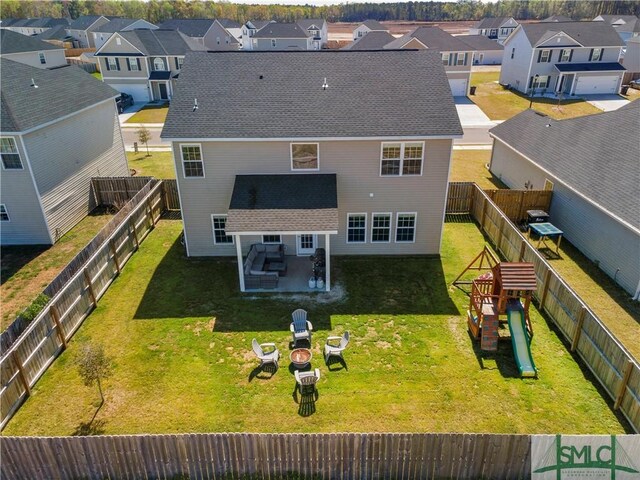 218 Herty Ln, Hinesville, GA 31313 - aerial view of residential area