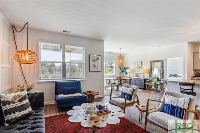 111 Troupe Dr, Savannah, GA 31407 - living area featuring wood finished floors and baseboards